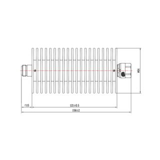 HS-XXdB 100W Fixed Attenuator With N Type (8G)_Web2